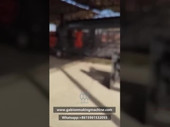 Nepal klant bedien Gabion Mesh Machine