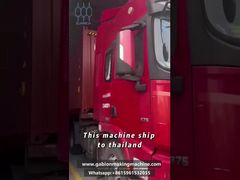 Gabionmachine geëxporteerd naar Thailand Riverbank Protection & Highway Slope Project