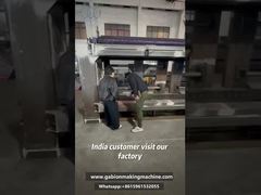 Live Fabriekstest: Prestaties van gaasvlechtmachine getoond aan Indiase kopers