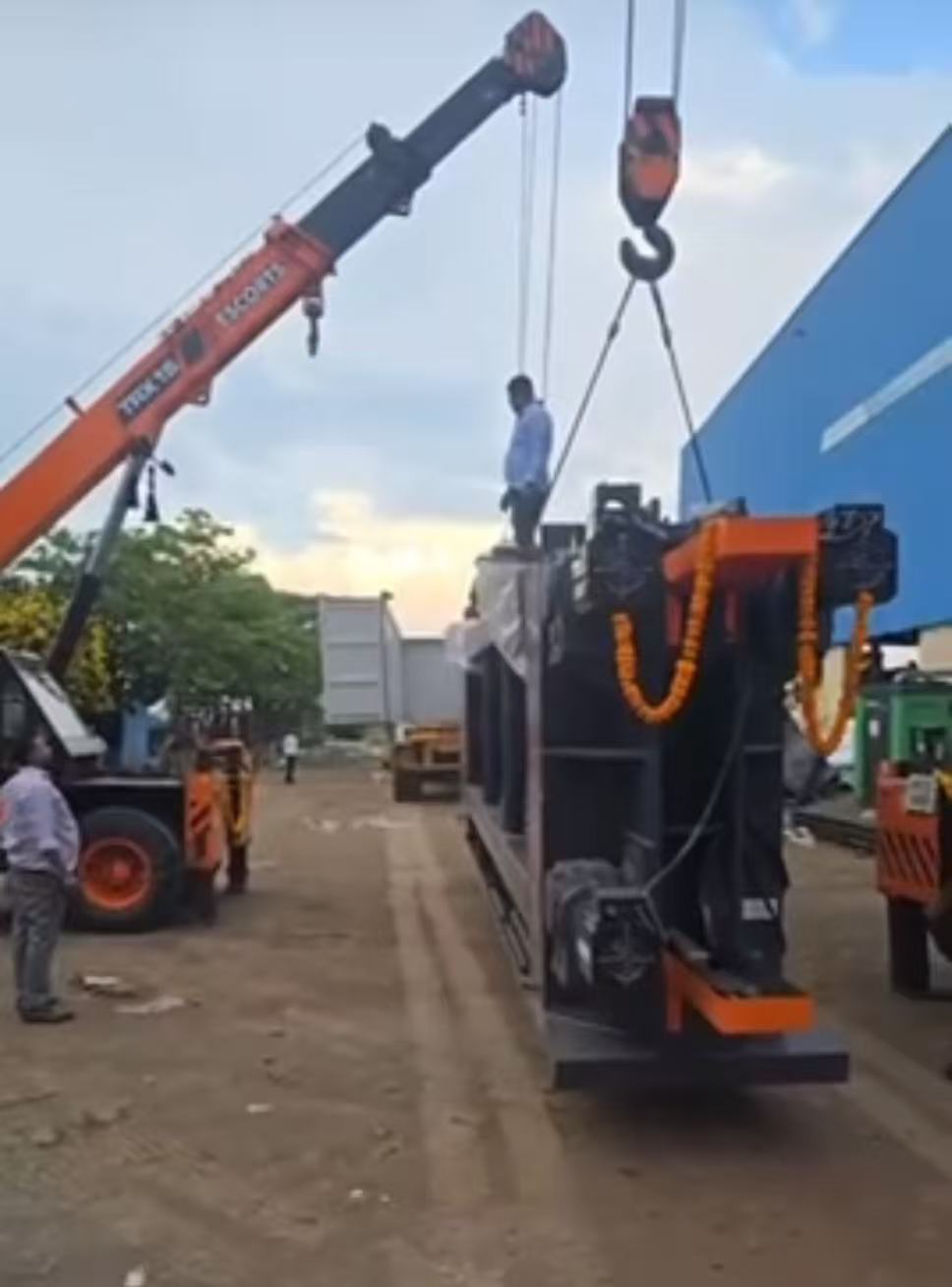 Laatste bedrijfsblogs Nieuwste CNC-gaasgabionmachine succesvol in gebruik genomen in India