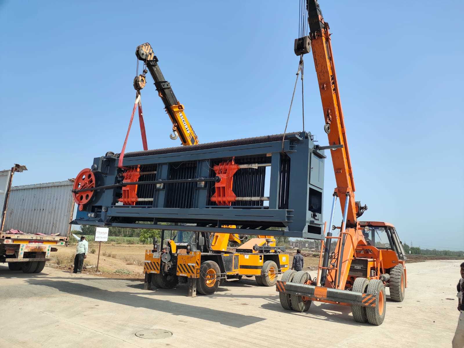 Laatste bedrijfsblogs Heavy Duty Gabion Mesh Machine Successfully Exported to India