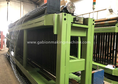 kopen Machine pvc Met een laag bedekte 22kw van Gabion van de brug de Dubbele Draai voor 80x100MM met Maaswijdte online vervaardiging