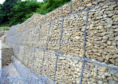 kopen Galvaniseerde de de Doos Hete Onderdompeling van Gabion van het roestbewijs het Netwerkkooi van Gabion van de Laag Koolstofstaaldraad online vervaardiging