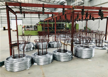 kopen Hete Gegalvaniseerde Draadmachine, pvc Met een laag bedekte Hexagonale Draad het Opleveren Machine online vervaardiging