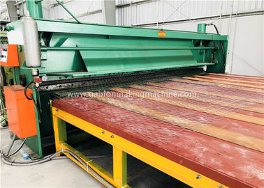 kopen 51m /Hr Hexagonale Draad het Opleveren Machineplc Automatische Controle voor 1200mm Netwerkbreedte online vervaardiging