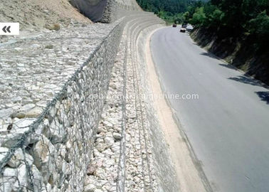 kopen Gegalvaniseerd/pvc Met een laag bedekt Gabion-Draadnetwerk voor het Schermen van Steen 2.7mm Draaddiameter online vervaardiging