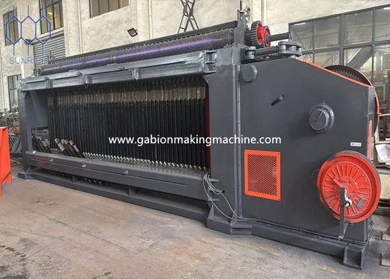 kopen Tensile sterkte 400550Nmm2 Gabion Mesh Machine met PVC-gecoate draad die zorgt voor een sterke productie van draadnetten online vervaardiging