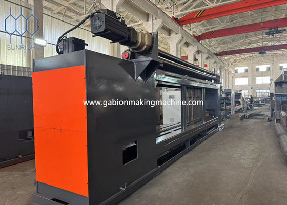 kopen Servomotor PLC Touch Screen Control System Gabion Machine met gegalvaniseerd PVC-gecoat maasformaat 100x120mm Precision online vervaardiging