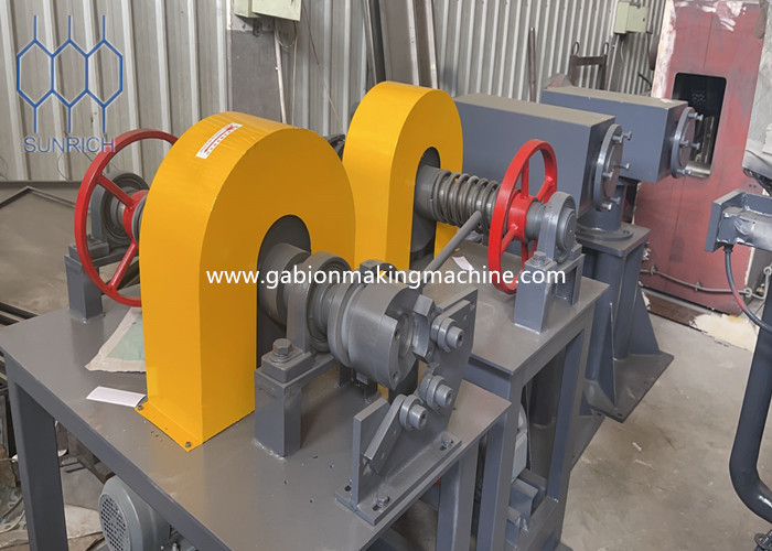 Full Automatic Gabion Mesh Machine 4m/Min Speed For Making Stone Mesh