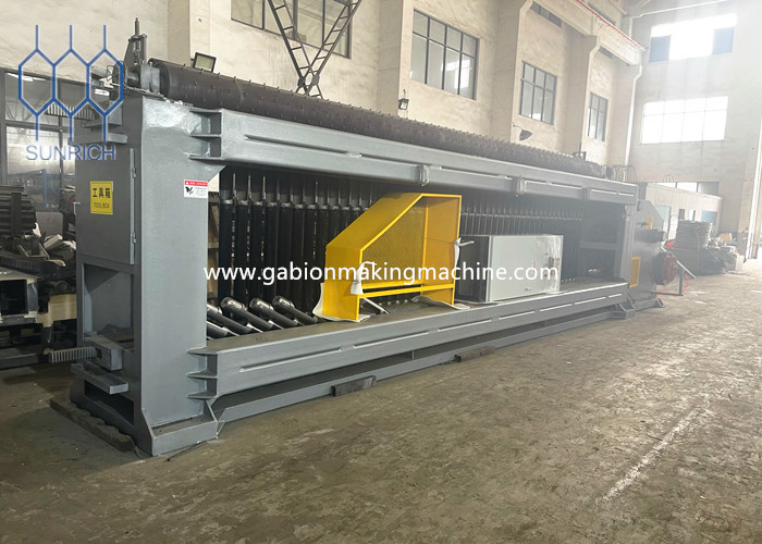 Steel Wire Rope Heavy Duty Gabion Machine With Automatic PLC Control System