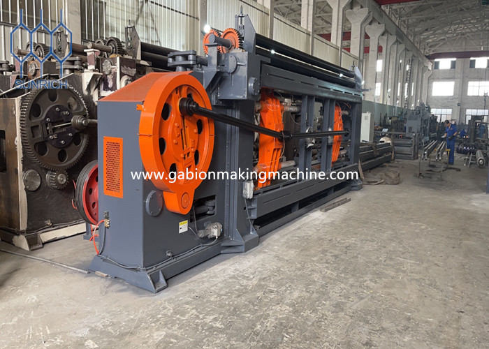 2.0-4.0mm Galvanized Wire Double Twist Hexagonal Galvanized Gabion Box Machine