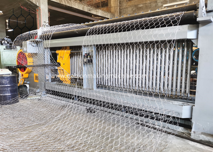 Heavy Duty High Output Galvanized Steel Wire Gabion Weaving Machine