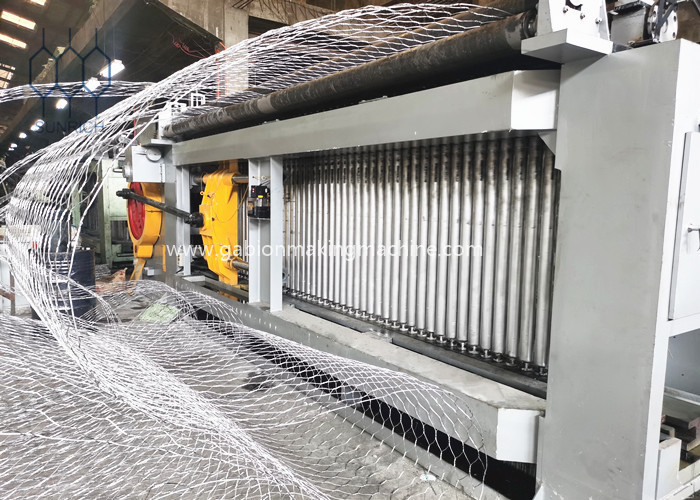 Heavy Duty High Output Galvanized Steel Wire Gabion Weaving Machine