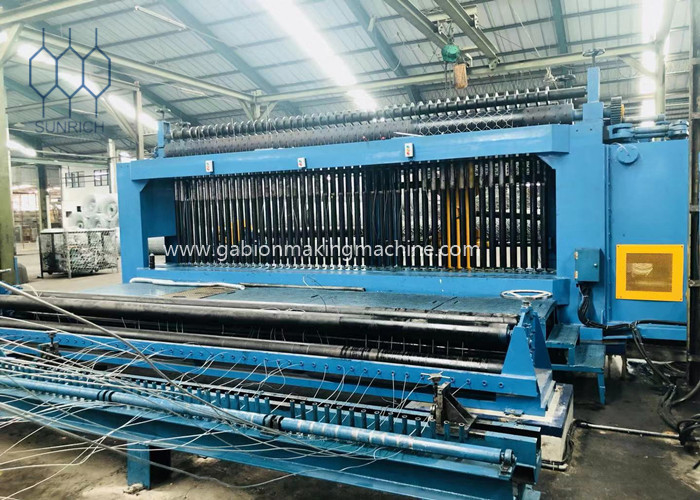 Servo Motor Controlled Gabion Weaving Machine For Twist Length Adjustable
