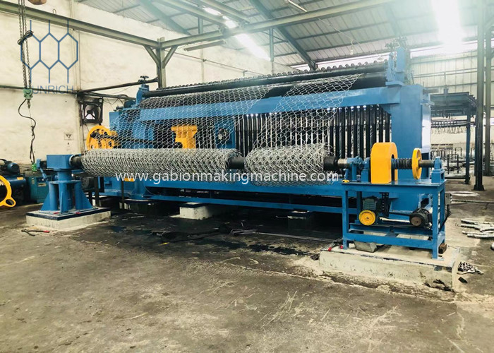 10-15m/min Double Twist Gabion Weaving Machine With 5500mm Width