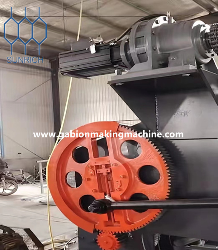 Adjustable Twist length Gabion machine with Automatic Servo Motor PLC Control System