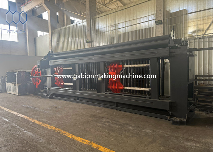 380V/50HZ Power Galvanized Steel Wire Gabion Box Machine 15-20m/min Production Speed