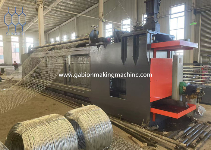 5500mm Gabion Manufacturing Machine With Servo Motor Control Gabion Mesh Production