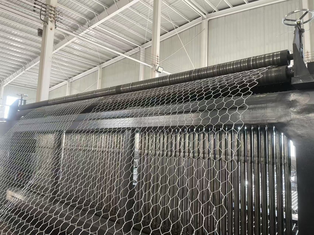 5500mm Gabion Manufacturing Machine With Servo Motor Control Gabion Mesh Production