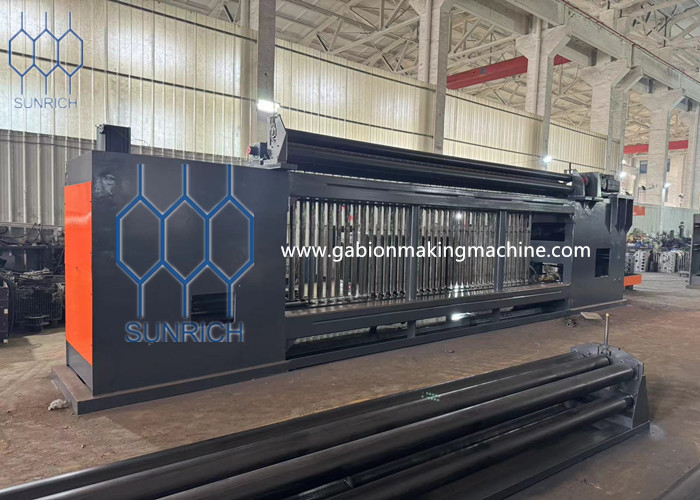30kw Motor Power Galvanized Gabion Mesh Machine For Galvanized Wire Mesh Production