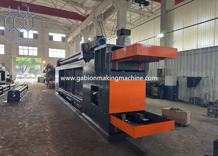30kw Motor Power Galvanized Gabion Mesh Machine For Galvanized Wire Mesh Production