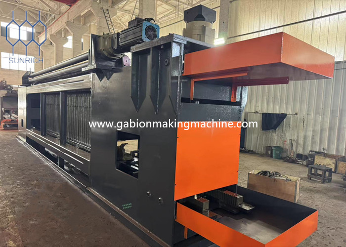 28-55mm Mesh Length Gabion Mesh Machine For 5m Width Gabion Retaining Structures