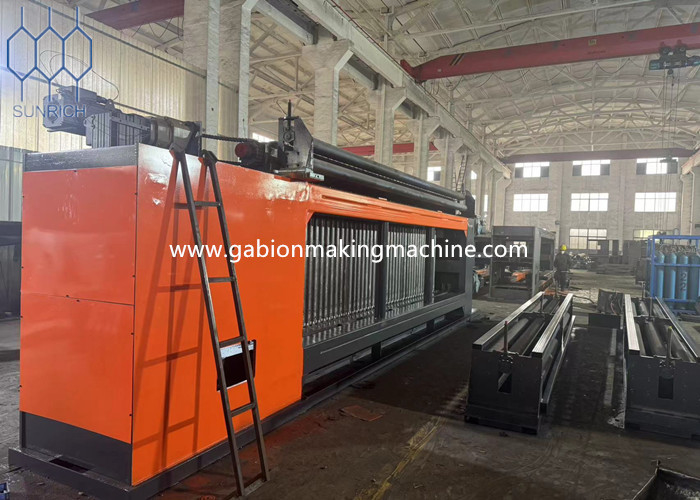Fully Automatic Gabion Machine Line From Wire Straightening to Packing -6 mm Wire Capacity