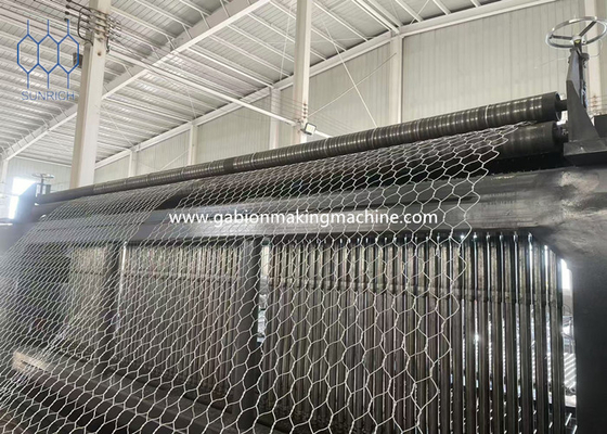 Gegalvaniseerde / PVC-gecoate gabionmachine voor draaddiameter 1,6 mm-4,0 mm