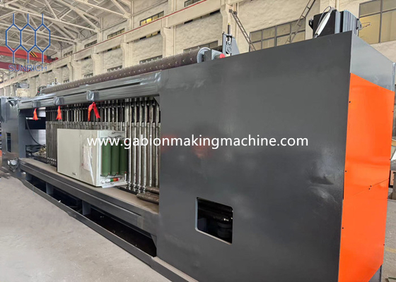 2.0mm-4.0mm Draaddiameter Gabion basket machine voor milieuvriendelijke dragende muren